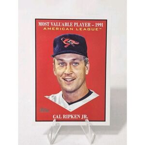 2025 Topps Update CAL RIPKEN JR Most Valuable Player American League 1991 #27